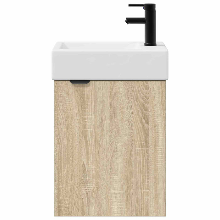Unitate de baie cu robinet Stejar Sonoma 45,5 x 22,5 x 84 cm - WALTI WALTI