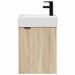 Unitate de baie cu robinet Stejar Sonoma 45,5 x 22,5 x 84 cm - WALTI WALTI