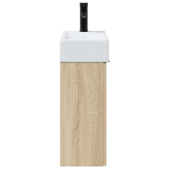 Unitate de baie cu robinet Stejar Sonoma 45,5 x 22,5 x 84 cm - WALTI WALTI