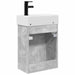 Unitate de baie cu robinet Gri Beton 45,5 x 22,5 x 84 cm - WALTI WALTI