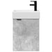 Unitate de baie cu robinet Gri Beton 45,5 x 22,5 x 84 cm - WALTI WALTI