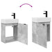 Unitate de baie cu robinet Gri Beton 45,5 x 22,5 x 84 cm - WALTI WALTI