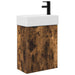 Unitate de baie cu robinet Stejar fumuriu 45,5 x 22,5 x 84 cm - WALTI WALTI