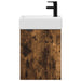 Unitate de baie cu robinet Stejar fumuriu 45,5 x 22,5 x 84 cm - WALTI WALTI
