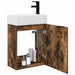 Unitate de baie cu robinet Stejar fumuriu 45,5 x 22,5 x 84 cm - WALTI WALTI