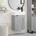 Unitate de baie cu robinet Sonoma gri 45,5 x 22,5 x 84 cm - WALTI WALTI