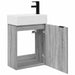 Unitate de baie cu robinet Sonoma gri 45,5 x 22,5 x 84 cm - WALTI WALTI