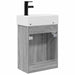 Unitate de baie cu robinet Sonoma gri 45,5 x 22,5 x 84 cm - WALTI WALTI