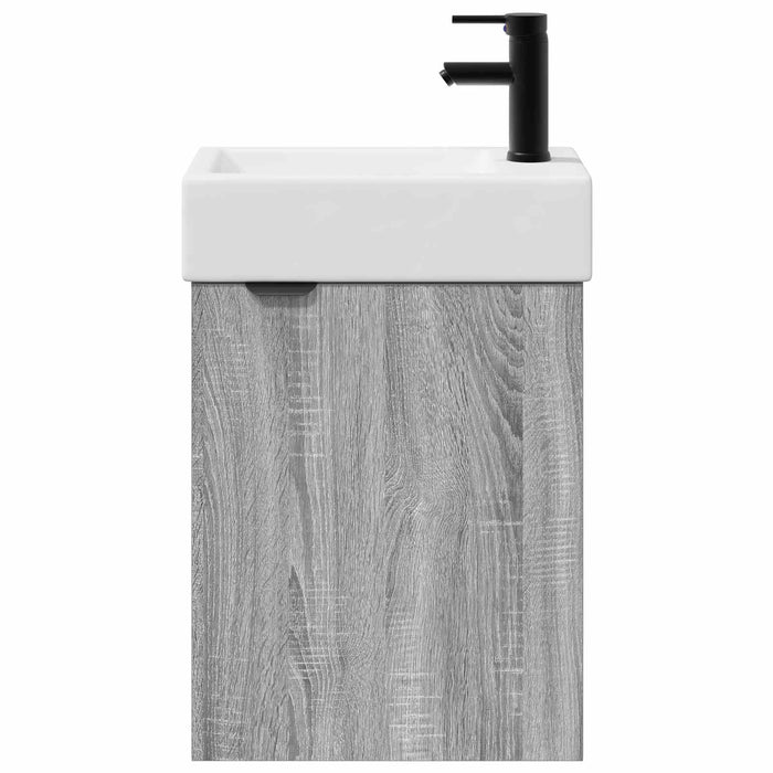 Unitate de baie cu robinet Sonoma gri 45,5 x 22,5 x 84 cm - WALTI WALTI