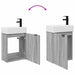 Unitate de baie cu robinet Sonoma gri 45,5 x 22,5 x 84 cm - WALTI WALTI