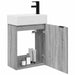 Unitate de baie cu robinet Sonoma gri 45,5 x 22,5 x 84 cm - WALTI WALTI