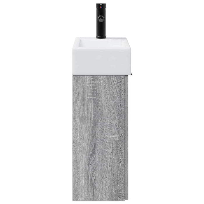 Unitate de baie cu robinet Sonoma gri 45,5 x 22,5 x 84 cm - WALTI WALTI