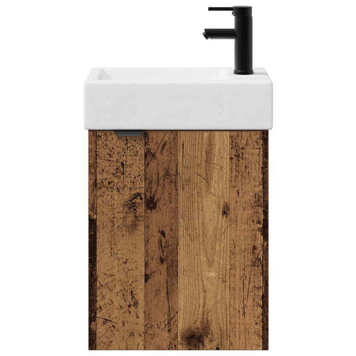 Unitate de baie cu robinet Lemn vechi 45,5 x 22,5 x 84 cm - WALTI WALTI