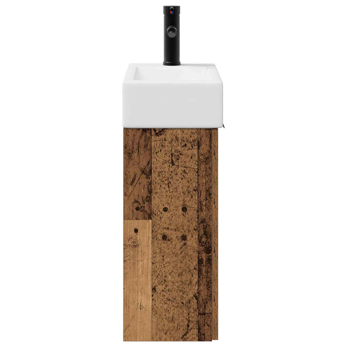 Unitate de baie cu robinet Lemn vechi 45,5 x 22,5 x 84 cm - WALTI WALTI