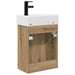 Unitate de baie cu robinet Stejar Artizanal 45,5 x 22,5 x 84 cm - WALTI WALTI