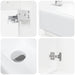 Unitate de baie cu robinet Alb 45,5 x 22,5 x 84 cm - WALTI WALTI