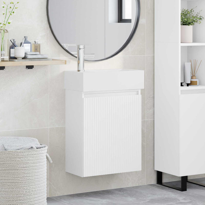Unitate de baie cu robinet Alb 45,5 x 22,5 x 84 cm - WALTI WALTI