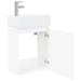 Unitate de baie cu robinet Alb 45,5 x 22,5 x 84 cm - WALTI WALTI