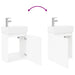 Unitate de baie cu robinet Alb 45,5 x 22,5 x 84 cm - WALTI WALTI