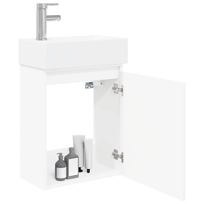Unitate de baie cu robinet Alb 45,5 x 22,5 x 84 cm - WALTI WALTI
