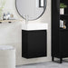 Unitate de baie cu robinet Negru 45,5 x 22,5 x 84 cm - WALTI WALTI