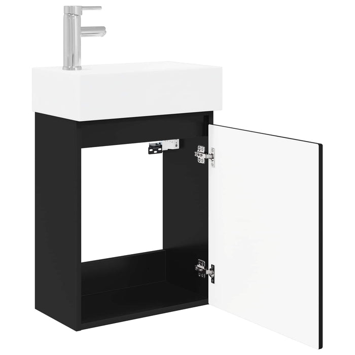 Unitate de baie cu robinet Negru 45,5 x 22,5 x 84 cm - WALTI WALTI
