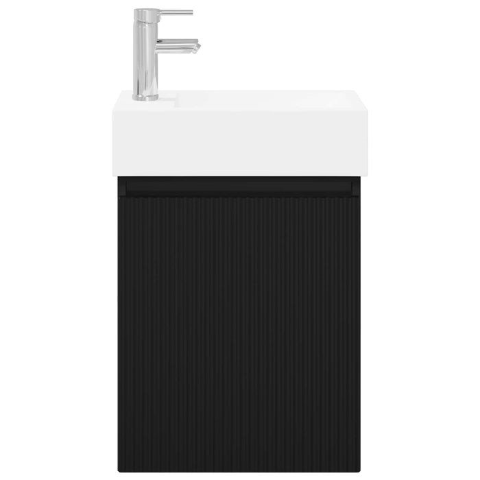 Unitate de baie cu robinet Negru 45,5 x 22,5 x 84 cm - WALTI WALTI
