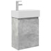 Unitate de baie cu robinet Gri Beton 45,5 x 22,5 x 84 cm - WALTI WALTI