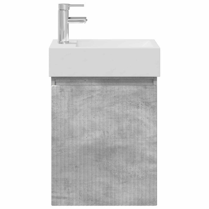 Unitate de baie cu robinet Gri Beton 45,5 x 22,5 x 84 cm - WALTI WALTI