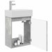 Unitate de baie cu robinet Gri Beton 45,5 x 22,5 x 84 cm - WALTI WALTI