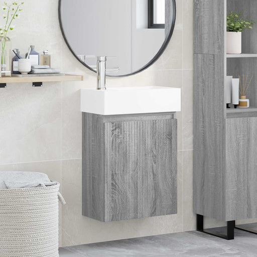 Unitate de baie cu robinet Sonoma gri 45,5 x 22,5 x 84 cm - WALTI WALTI