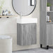 Unitate de baie cu robinet Sonoma gri 45,5 x 22,5 x 84 cm - WALTI WALTI