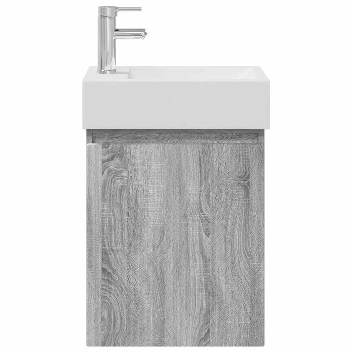 Unitate de baie cu robinet Sonoma gri 45,5 x 22,5 x 84 cm - WALTI WALTI