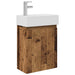 Unitate de baie cu robinet Lemn vechi 45,5 x 22,5 x 84 cm - WALTI WALTI