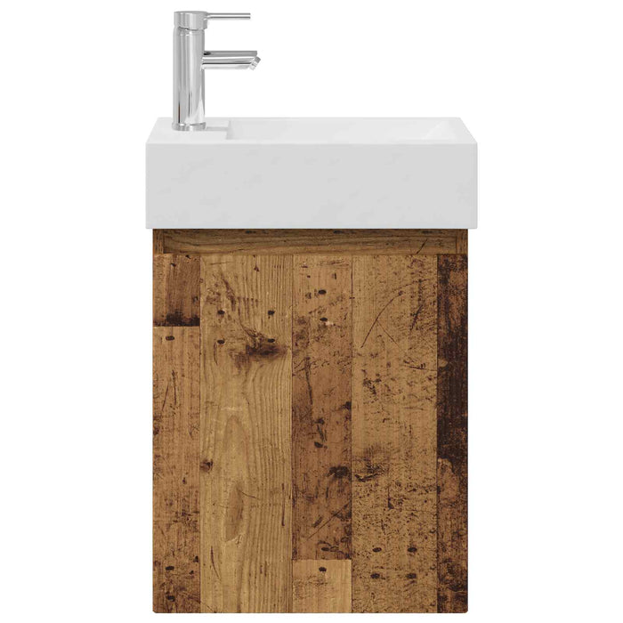 Unitate de baie cu robinet Lemn vechi 45,5 x 22,5 x 84 cm - WALTI WALTI