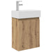 Unitate de baie cu robinet Stejar Artizanal 45,5 x 22,5 x 84 cm - WALTI WALTI