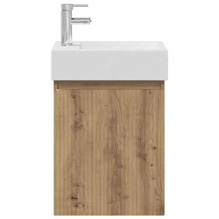 Unitate de baie cu robinet Stejar Artizanal 45,5 x 22,5 x 84 cm - WALTI WALTI