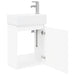 Unitate de baie cu robinet Alb 45,5 x 22,5 x 84 cm - WALTI WALTI