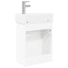 Unitate de baie cu robinet Alb 45,5 x 22,5 x 84 cm - WALTI WALTI