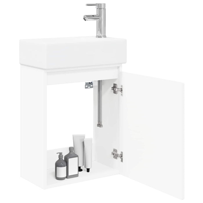 Unitate de baie cu robinet Alb 45,5 x 22,5 x 84 cm - WALTI WALTI
