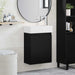 Unitate de baie cu robinet Negru 45,5 x 22,5 x 84 cm - WALTI WALTI