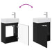 Unitate de baie cu robinet Negru 45,5 x 22,5 x 84 cm - WALTI WALTI