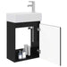 Unitate de baie cu robinet Negru 45,5 x 22,5 x 84 cm - WALTI WALTI