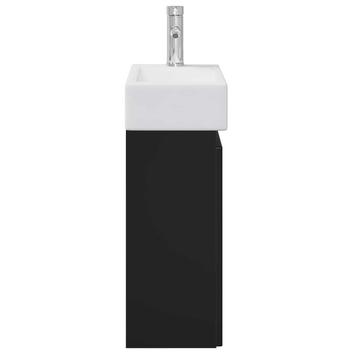 Unitate de baie cu robinet Negru 45,5 x 22,5 x 84 cm - WALTI WALTI