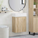 Unitate de baie cu robinet Stejar Sonoma 45,5 x 22,5 x 84 cm - WALTI WALTI