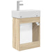Unitate de baie cu robinet Stejar Sonoma 45,5 x 22,5 x 84 cm - WALTI WALTI