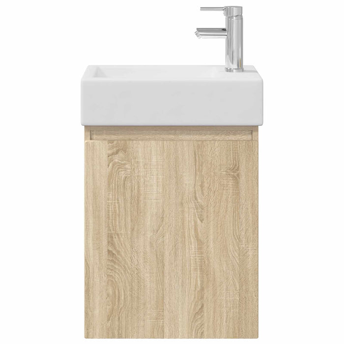 Unitate de baie cu robinet Stejar Sonoma 45,5 x 22,5 x 84 cm - WALTI WALTI