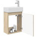 Unitate de baie cu robinet Stejar Sonoma 45,5 x 22,5 x 84 cm - WALTI WALTI