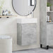 Unitate de baie cu robinet Gri Beton 45,5 x 22,5 x 84 cm - WALTI WALTI