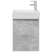 Unitate de baie cu robinet Gri Beton 45,5 x 22,5 x 84 cm - WALTI WALTI
